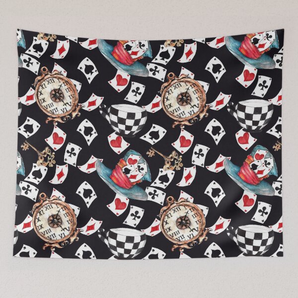 Item preview, Alice in Wonderland Theme with Black Background designed and sold by DzineVine.