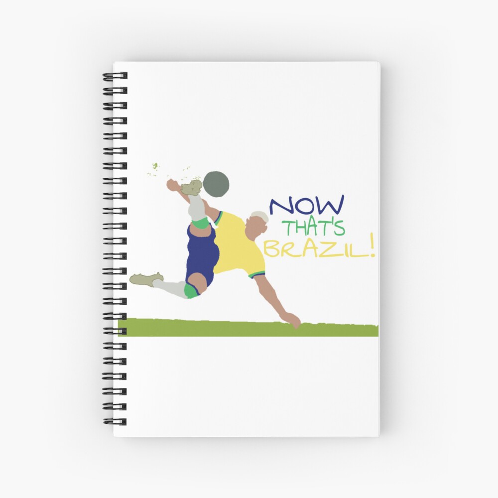 ""Now That's Brazil!" football Richarlison Scissor kick illustration