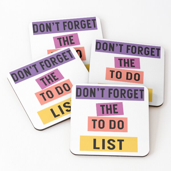 Item preview, Dont Forget The To Do List - Motivational designed and sold by Blonc-ou.