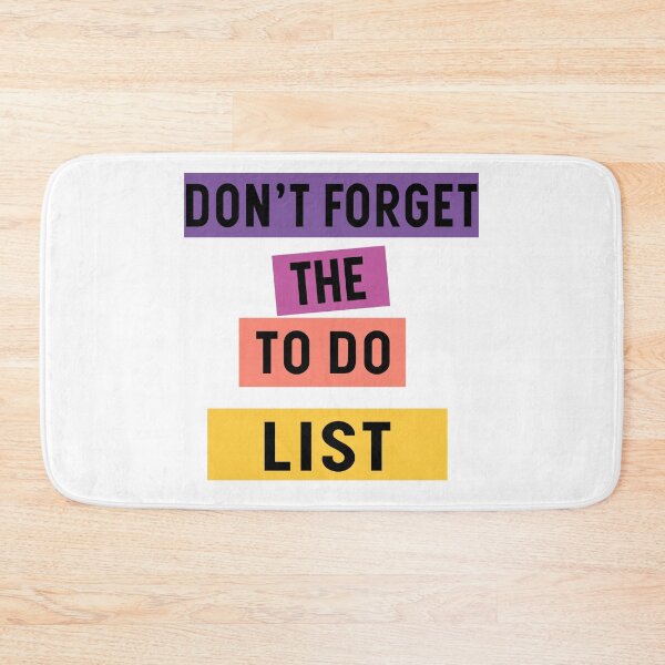 Item preview, Dont Forget The To Do List - Motivational designed and sold by Blonc-ou.
