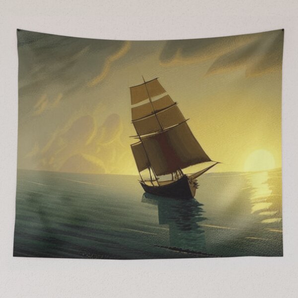 Item preview, Sailing Ship at Dawn designed and sold by SilverFrog.