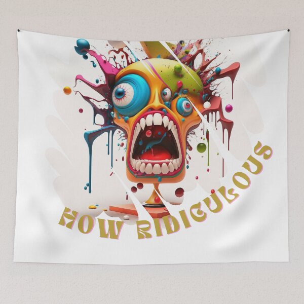 Item preview, Mask How Ridiculous Artwork  designed and sold by TheCreativeFab.