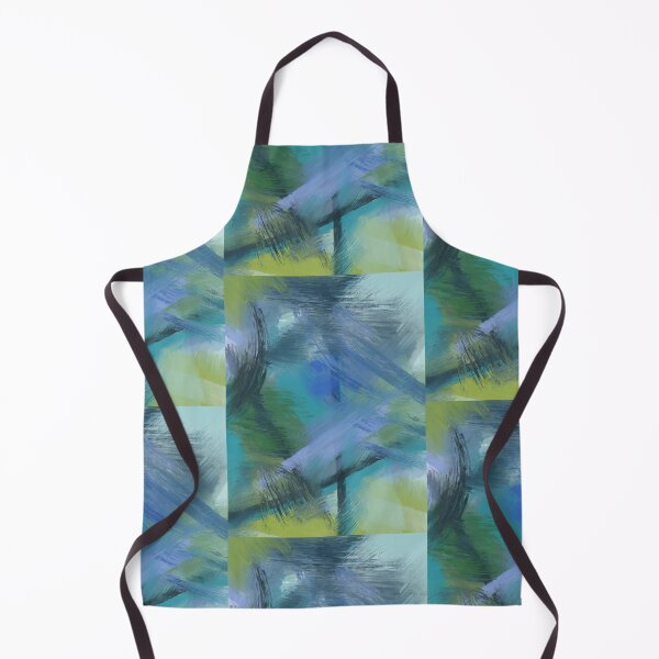 Item preview, Abstract blues and greens designed and sold by 21ayh.