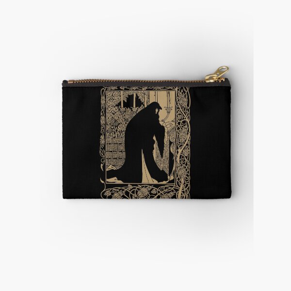 Item preview, Art Nouveau, Aubrey Beardsley, Le Morte D'Arthur, Guinevere design, Arthurian Gift, Myths and Legends designed and sold by Proverbial Wisdom Design.