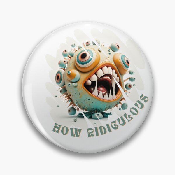 Item preview, Fish How Ridiculous Artwork  designed and sold by TheCreativeFab.