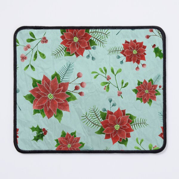 Item preview, Winter Holiday Plants - Blue designed and sold by GrousyGirl.