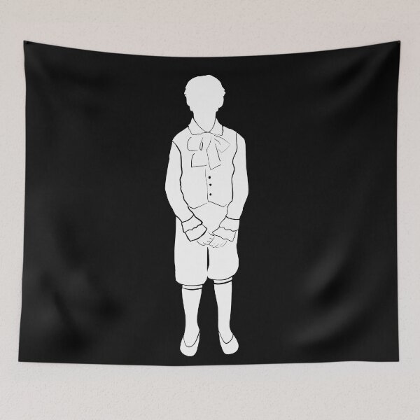 Item preview, The Nutcracker Party Boy Silhouette White designed and sold by Claudia McBain.