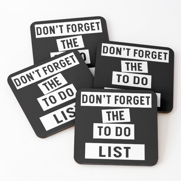 Item preview, Don't Forget The To Do List - Motivational designed and sold by Blonc-ou.