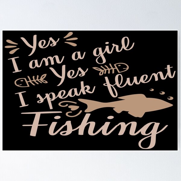 Fishing Girl Posters for Sale