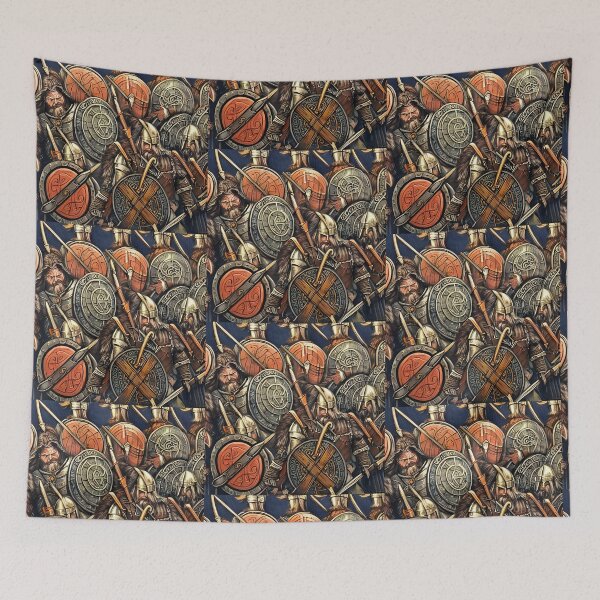 Item preview, Viking Shieldwall Art designed and sold by Mr-Saxon.