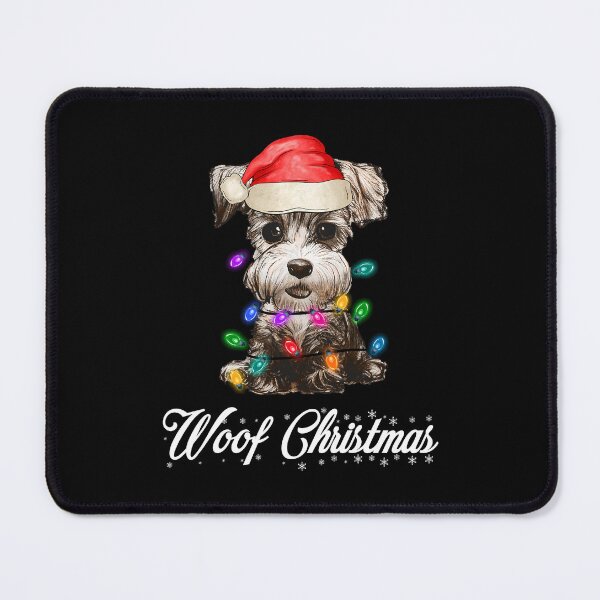 Item preview, Santa Miniature Schnauzer Dog Christmas Lights designed and sold by Blok45.