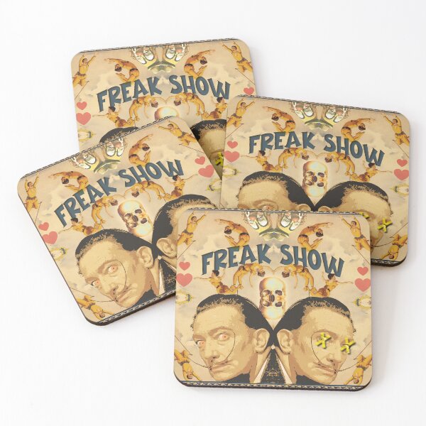 Item preview, Vintage FREAK SHOW POSTER | LSD Circus Design Psychedelic Acid Bath | Dali Circus Design By Tyler Tilley designed and sold by Tyler Tilley.