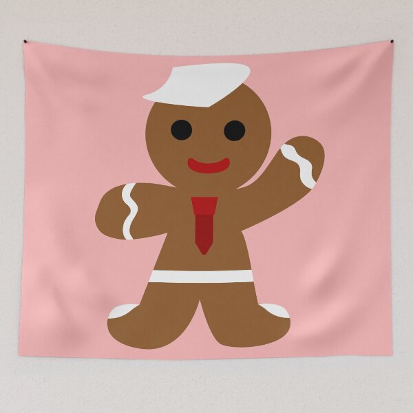 Item preview, Christmas Gingerbread Man Office Boy Cooking Baking Biscuit designed and sold by Moyanana.