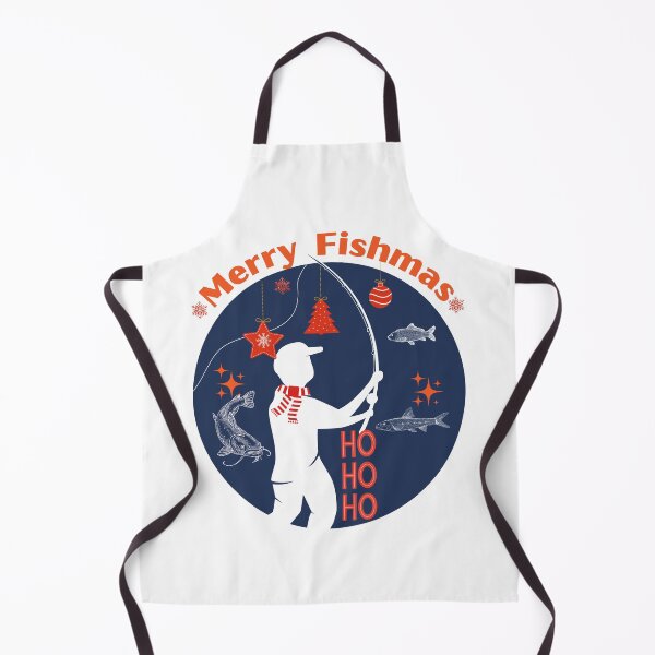 Item preview, Merry Fishmas. Christmas fishing. Time to go fishing. designed and sold by Vantrip.