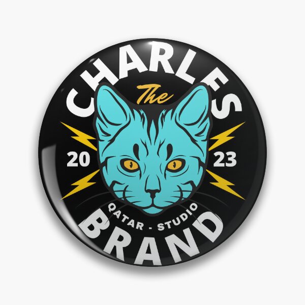 Item preview, CHARLES NAME: CHARLES QATAR STUDIO BLUE CAT DESIGN. designed and sold by AlexRelax.