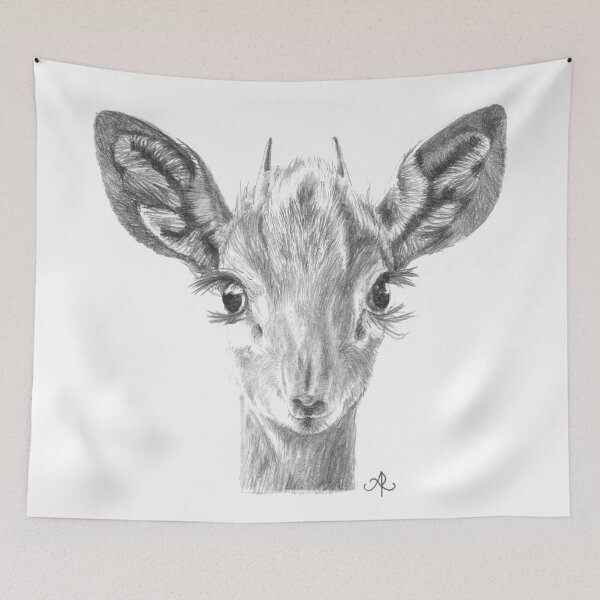 Item preview, Gazelle in Graphite designed and sold by fourfootedart.