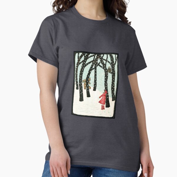 Hello Bear - woodcut by Francesca Whetnall Classic T-Shirt