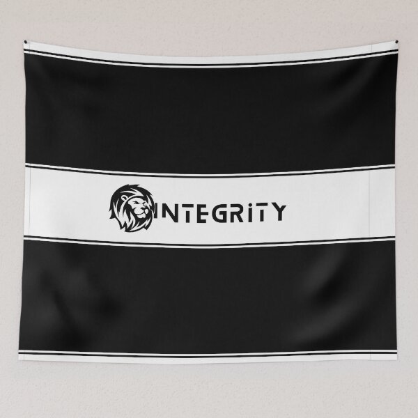 Item preview, Integrity White Black King Lion designed and sold by Yiorgos Designs.