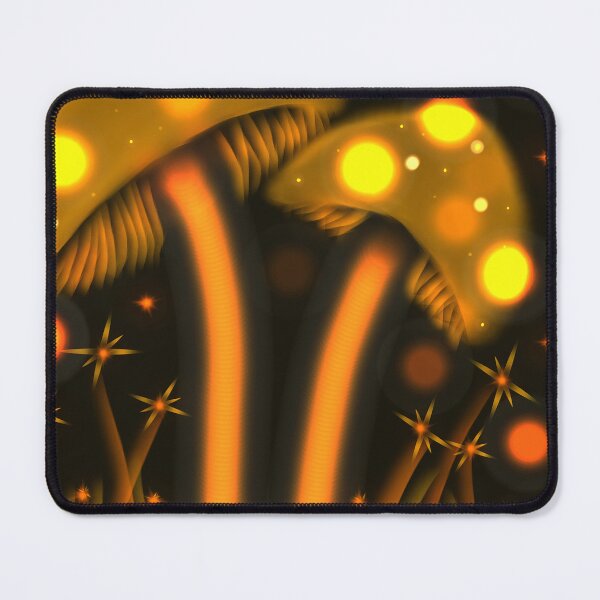 Item preview, Golden Mushrooms (MKW-DA.34) designed and sold by Katrina Morgan.