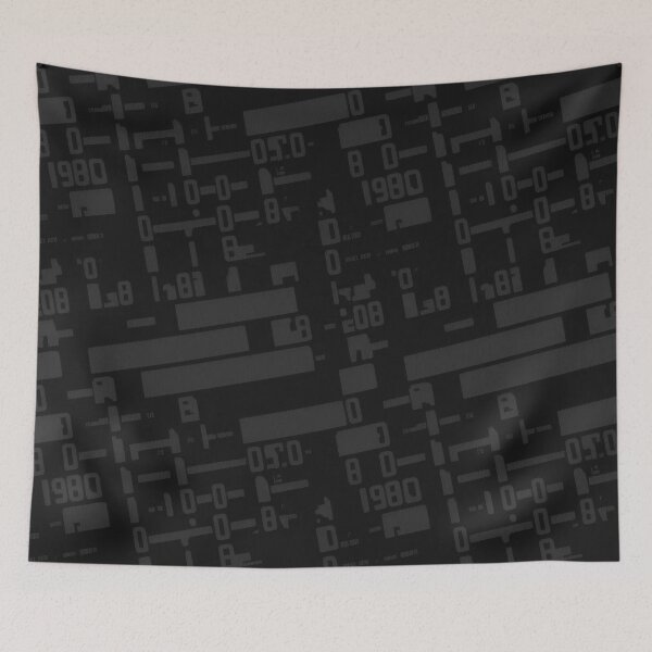 Item preview, Seamless retro-computing pattern No.1 - Loading designed and sold by x64 Print.