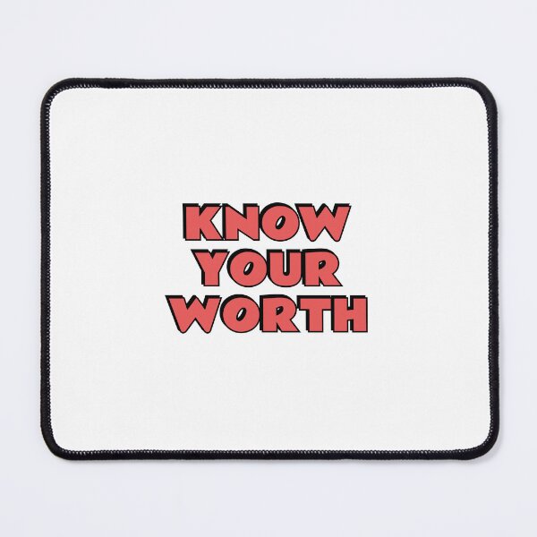 Item preview, Know your worth - self worth affirmations - love yourself designed and sold by Inspirationmotivation.