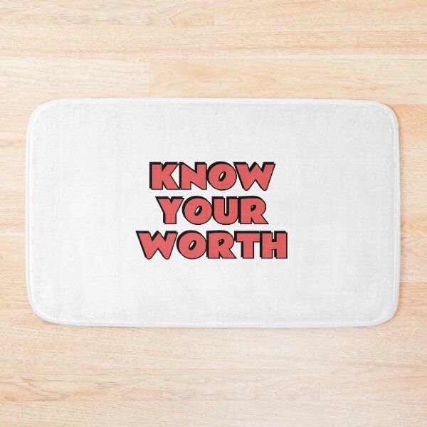Item preview, Know your worth - self worth affirmations - love yourself designed and sold by Inspirationmotivation.