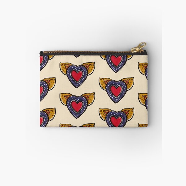 Item preview, Painted Sacred Heart with wings, doodle - Milagro designed and sold by SirenSeventyOne.