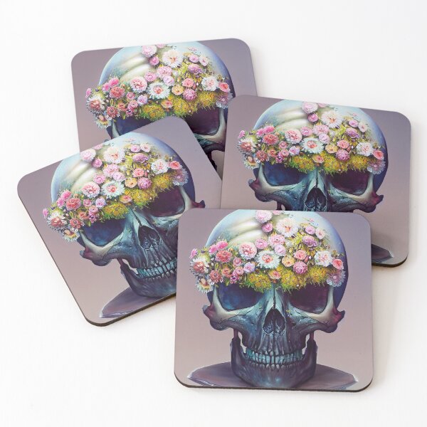 Item preview, Flower Skull designed and sold by HauntedWitch.