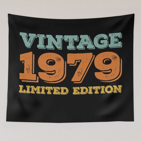 Item preview, VINTAGE 1979 LIMITED EDITION DISTRESSED RETRO BIRTHDAY GIFT IDEA designed and sold by Kipcio.