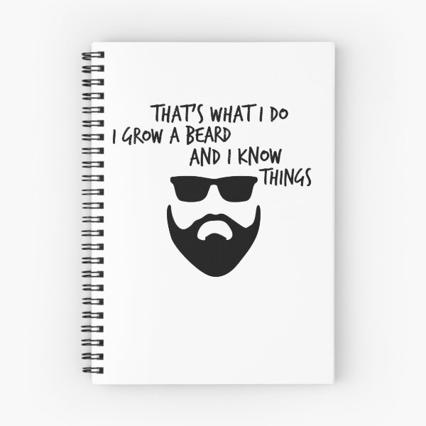Item preview, Grow A Beard Know Things designed and sold by everythingh.
