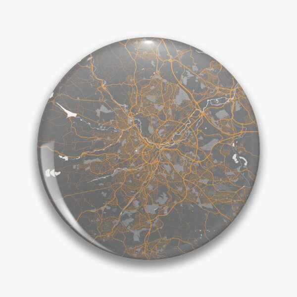 Item preview, Sheffield City Map of South Yorkshire, England - Bauhaus designed and sold by deMAP.