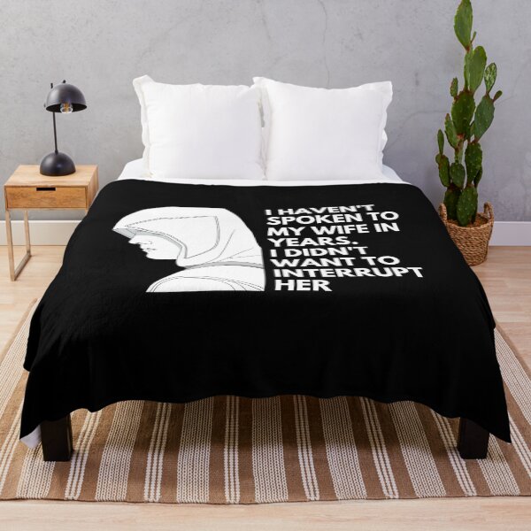 Item preview, I haven't spoken to my wife in years. I didn't want to interrupt her - Witty Quotes | Funny Sarcastic Sayings | Sassy and Witty Sayings designed and sold by FitBeast.