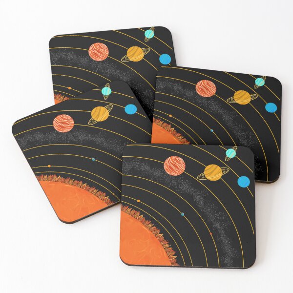 Item preview, Minimalist Solar System designed and sold by Fernheart Designs.