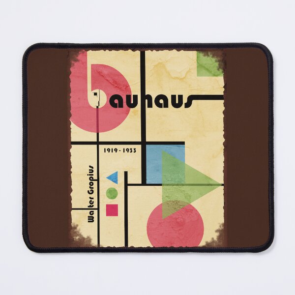 Item preview, Vintage Worn Out Bauhaus Minimalist Artwork Geometric Composition var 2 E original design designed and sold by paragonDesign28.