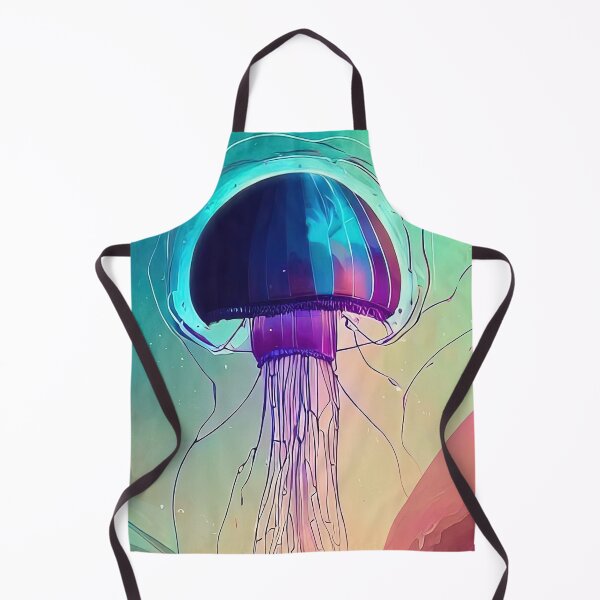 Item preview, Blue jelly fish painting designed and sold by SinghVillasra.
