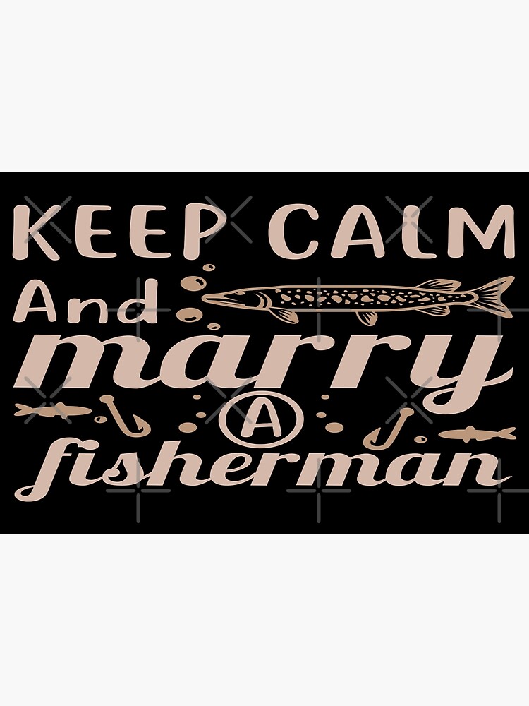Keep Calm And Merry A Fisherman Postcard for Sale by phassystore
