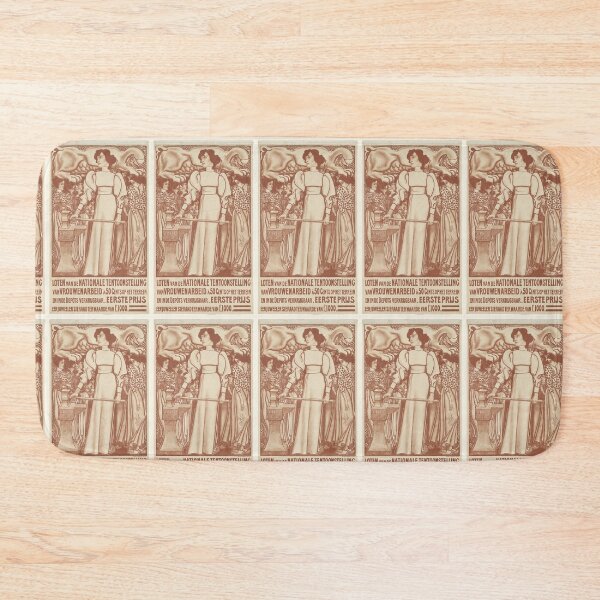 Item preview, Woman with hammer hitting an anvil Art deco style designed and sold by Geestock.