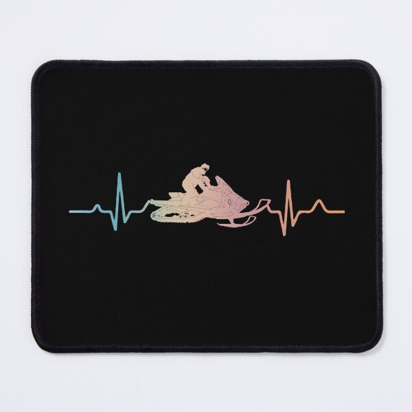 Item preview, Snowmobile Rainbow Heartbeat Heart Rate designed and sold by Karry-Pat.
