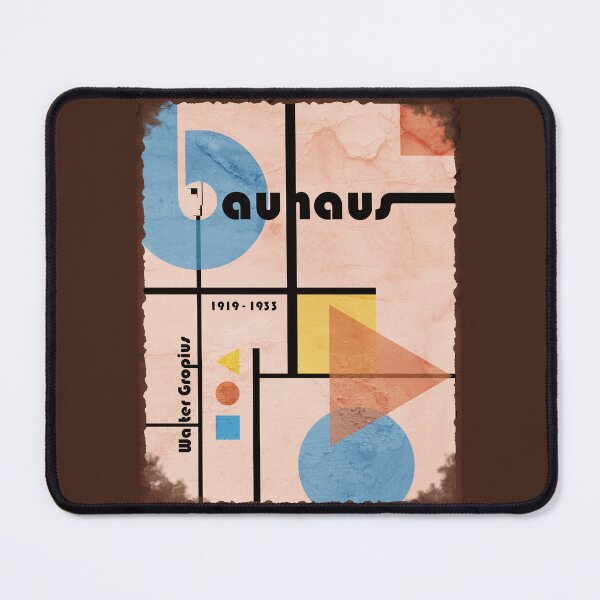 Item preview, Vintage Worn Out Bauhaus Minimalist Artwork Geometric Composition var 2 F original design designed and sold by paragonDesign28.