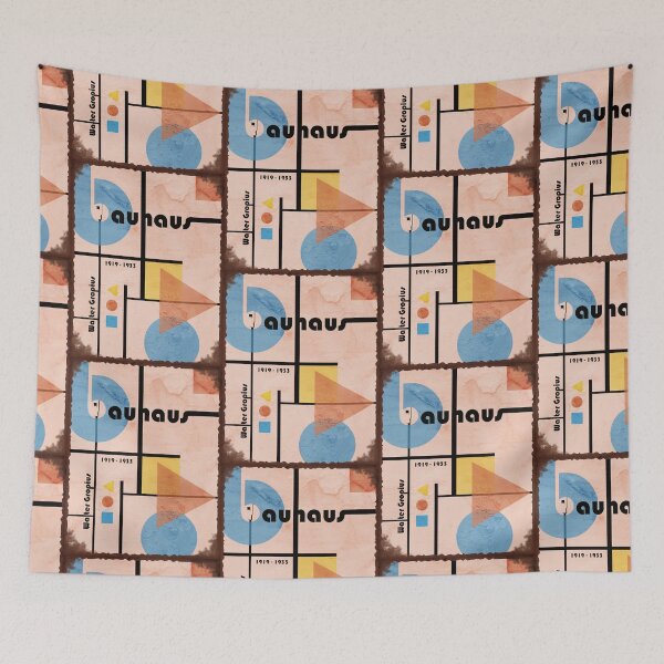 Item preview, Vintage Worn Out Bauhaus Minimalist Artwork Geometric Composition var 2 F original design designed and sold by paragonDesign28.