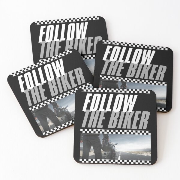 Item preview, Follow The Biker 01 White Text designed and sold by TWMBDesigns.