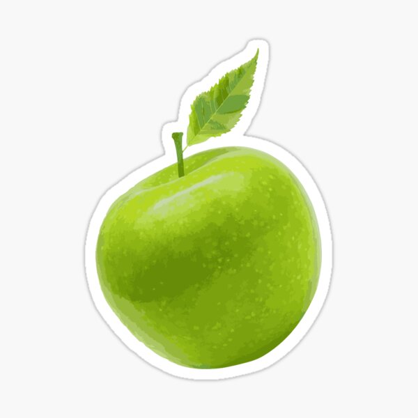 Juicy Crispness: The Timeless Appeal of a Summer Apple Sticker