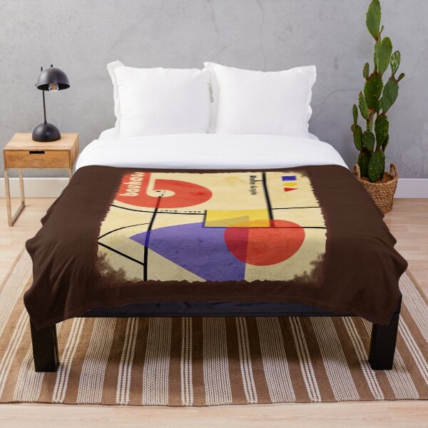 Item preview, Vintage Worn Out Bauhaus Minimalist Artwork Geometric Composition var 3 original design designed and sold by paragonDesign28.