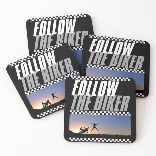 Item preview, Follow The Biker 02 White Text designed and sold by TWMBDesigns.