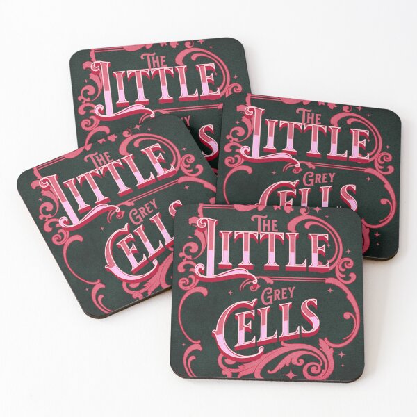 Item preview, Poirot The Little Grey Cells - Red Palette designed and sold by Niina  Niskanen.