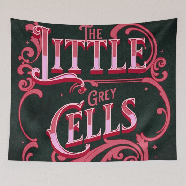 Item preview, Poirot The Little Grey Cells - Red Palette designed and sold by Niina  Niskanen.