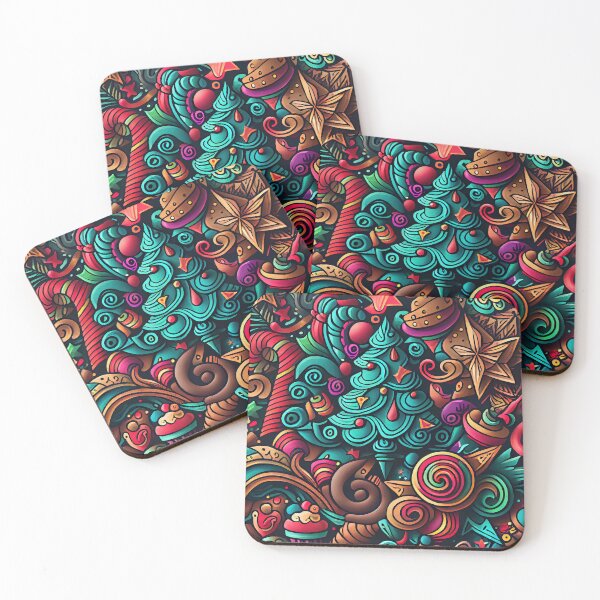 Item preview, Christmas doodles designed and sold by MrBeerholder.