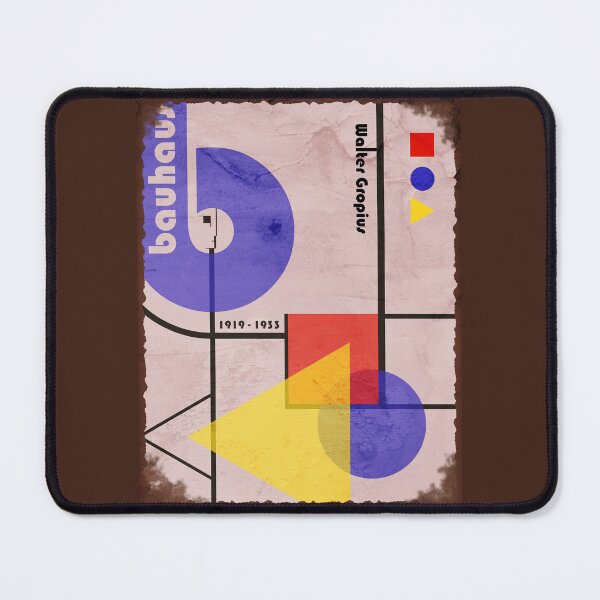 Item preview, Vintage Worn Out Bauhaus Minimalist Artwork Geometric Composition var 3 B original design designed and sold by paragonDesign28.