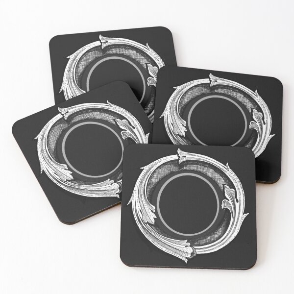 Item preview, Black and White Acanthus and Filigree Study designed and sold by Anthony Seeker.