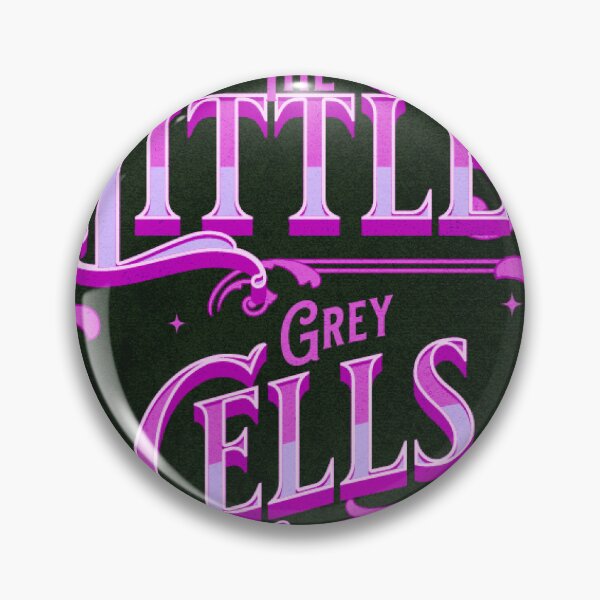 Item preview, Poirot The Little Grey Cells - Purple Palette designed and sold by Niina Niskanen.
